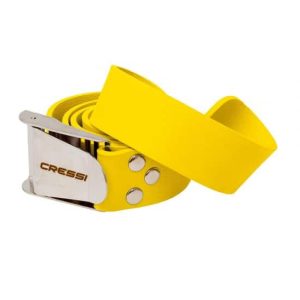 CINTURA INOX MARSIGLIESE PREMIUM GIALLA  -  CRESSI SUB