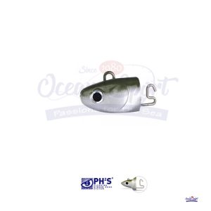 FIIISH BLACK MINNOW TESTE PIOMBATE  - JIG HEAD 12/20gr.