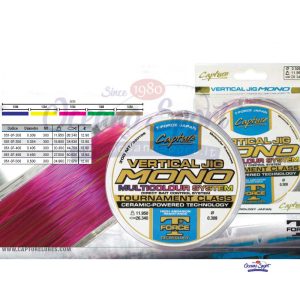 TRABUCCO VERTICAL JIG MONO MULTICOLOR 300MT