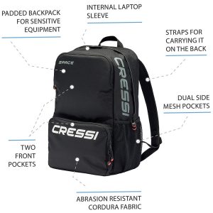 ZAINO SPACE NERO VERDE CRESSI SUB
