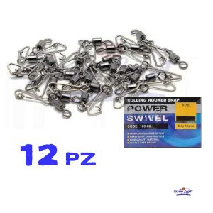 GIRELLE CON MOSCHETTONE Mis. 12 BUSTA 12 Pz.