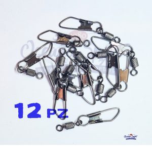 GIRELLE CON MOSCHETTONE BRUNITA  Mis. 4  12 Pz.