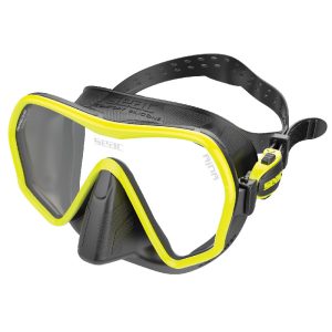 MASCHERA SEAC SUB AJNA NERO GIALLO