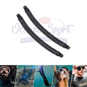 COPPIA DI ELASTICI 16 X 18 ANTRACITE FLEX