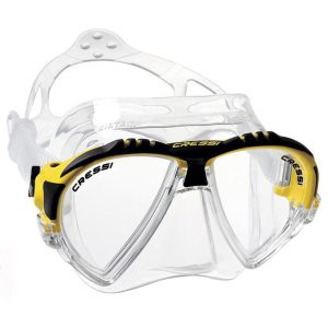 MASCHERA CRESSI SUB MATRIX CLEAR YELLOW