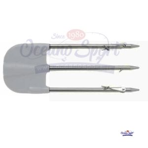 FIOCINA 3 PUNTE - 2 ALETTE - INOX