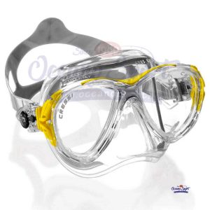MASCHERA EYES EVOLUTION CRISTAL/GIALLO