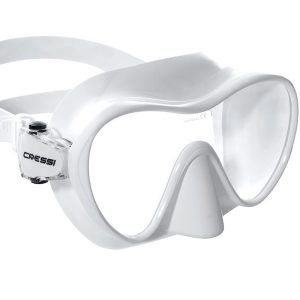 MASCHERA CRESSI SUB  F1  FRAMELESS WHITE
