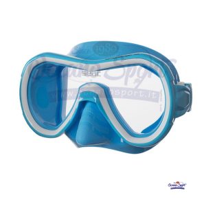 MASCHERA  GIGLIO SILICONE AZZURRA MD JUNIOR