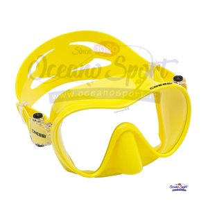 MASCHERA CRESSI SUB F1  FRAMELESS YELLOW