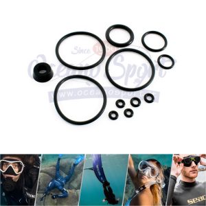 SERIE  DI O-RING PER  FUCILE ASSO  SEAC SUB
