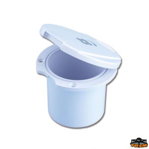 CONTENITORE STACCABATTERIA IN ABS BIANCO