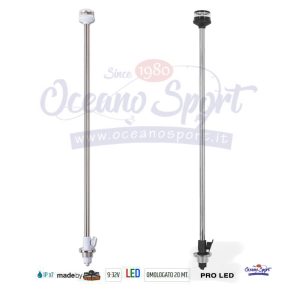 ASTA FANALE LED IN PIANO GEMINI 360