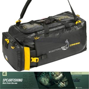 BORSA MEGATTERA NERO/GIALLO CRESI SUB
