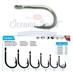 YOUVELLA 121464X  R 6/0 OCTOPUS 4X SCATOLA 100 pz