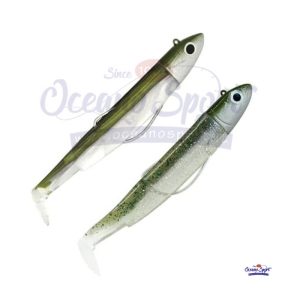 FIIISH BLACK MINNOW 90  DOUBLE COMBO OFFSHORE 10 GR - KHAKI - GOST MINNOW
