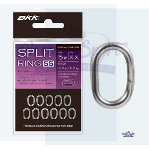 BKK SPLIT RING OVAL 66LBS 18Pz