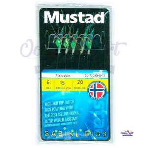 PESCACCIATORE SABIKI MUSTAD FISH SKIN