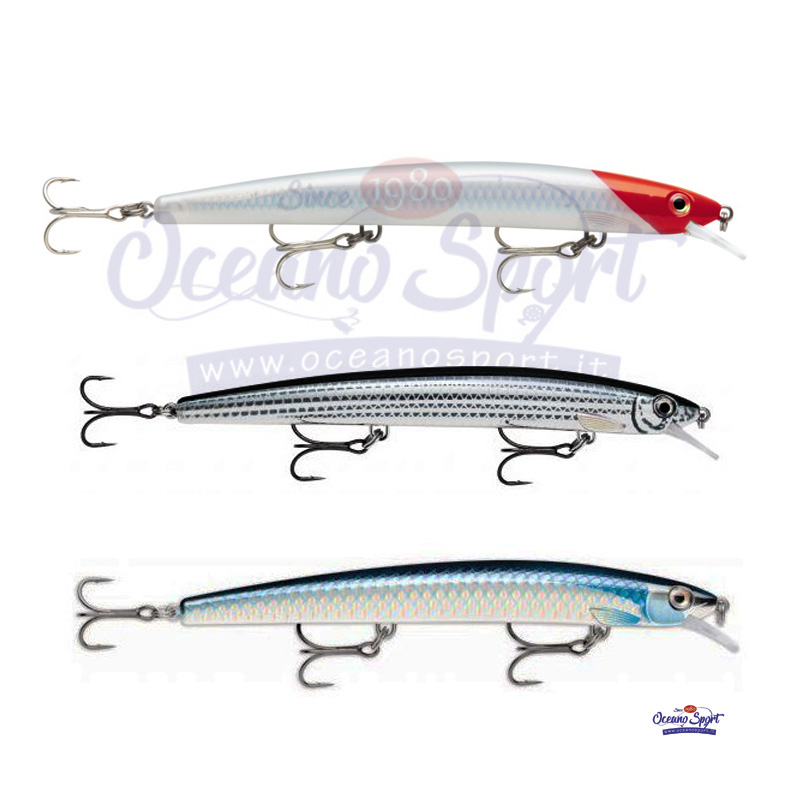 Rapala MaxRap Esca Artificiale Suspending – 15cm 23g – Plastica Resistente Per Pesca In Mare E Dolce (Profondità 0,3-0,9m)
