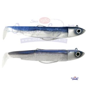 FIIISH BLACK MINNOW 90  DOUBLE COMBO OFFSHORE 10 GR BLUE - ELETTRIC BLUE