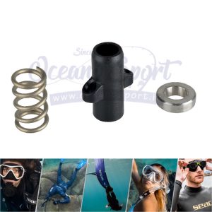 KIT SCORRISAGOLA 7 MM MOLLA E ANELLO INOX