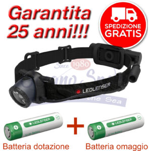 Ledlenser H8R 25° Anniversario - Torcia Frontale 600 lm USB-C Dark Blue