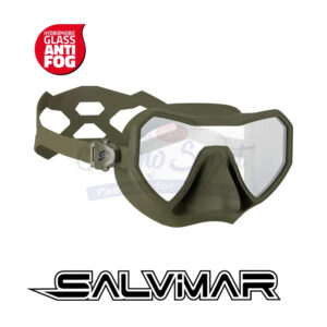Salvimar NEO Anti Fog Military Green - Maschera Apnea Monolente