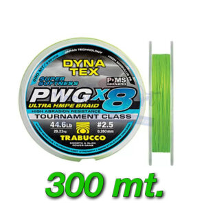 Trabucco Dyna Tex PWG X8 Super Softness - Trecciato 8 Capi Spinning Jigging Popping