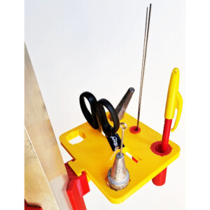 Vassoio porta utensili per reggicanna surfcasting  "SURFDOCK"